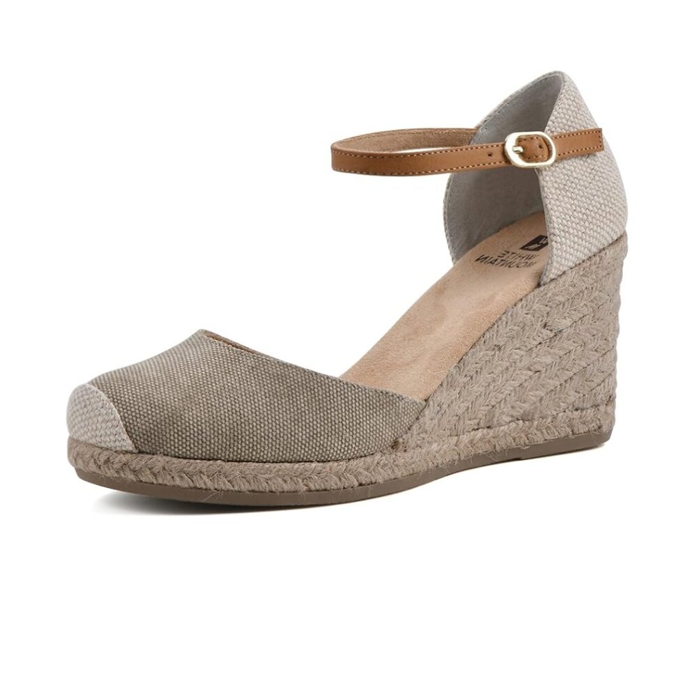 WHITE MOUNTAIN Mamba Espadrille Wedge Sandal | Size 9.5
